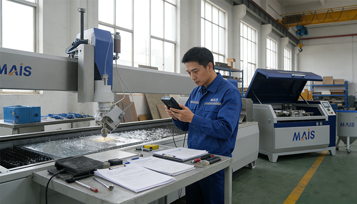 AC 5-Axis WaterJet Cutting Machine quality assurance and testing