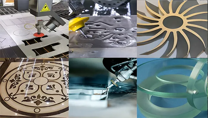water jet cutting machine applications