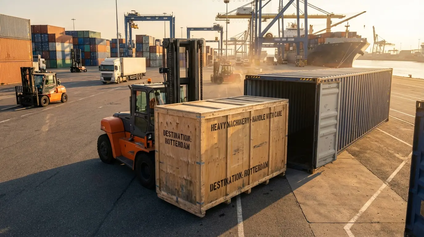 Global logistics for importing a Marble Water Jet Cutting Machine