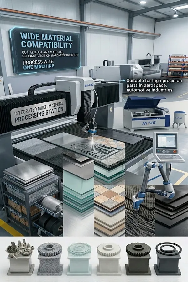Wide Material Compatibility